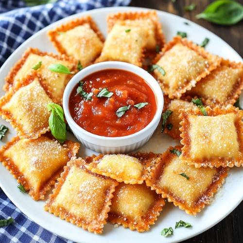 Air Fryer Ravioli  Crispy, Golden Deliciousness in Every Bite