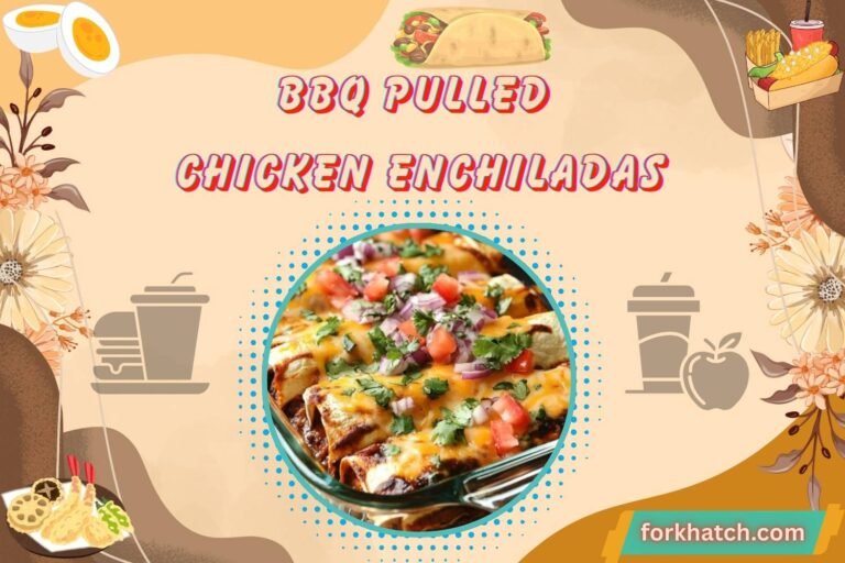 bbq pulled chicken enchiladas