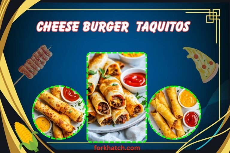 cheese burger taquitos