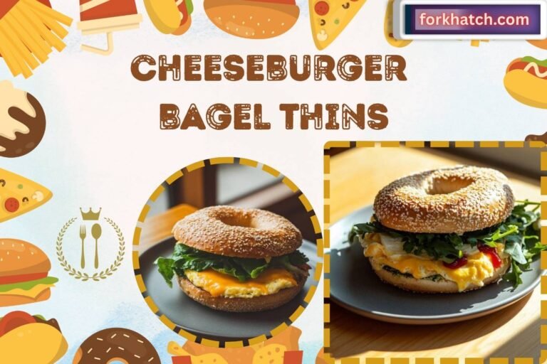 cheeseburger bagel thins