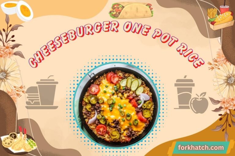 cheeseburger one pot rice