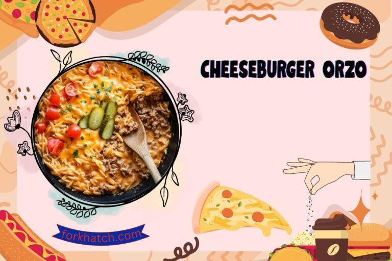 cheeseburger orzo