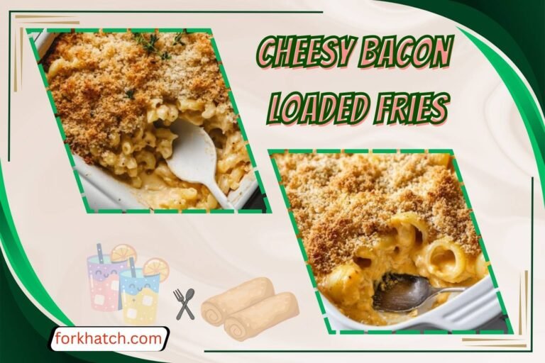 cheesy bacon loaded fries