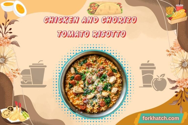 chicken and chorizo tomato risotto