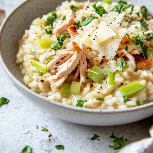 Chicken and Leek Risotto  A Flavorful Twist on Comfort Food