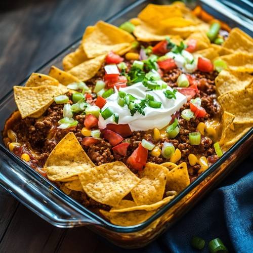 Chilli Nacho Pie: A Flavorful Twist on Your Favorite Comfort Dish!