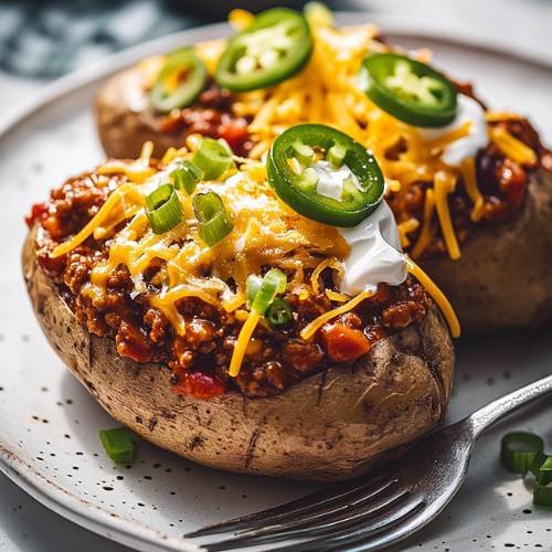 Chilli Potato Bake  A Perfect Way to Use Leftover Chilli