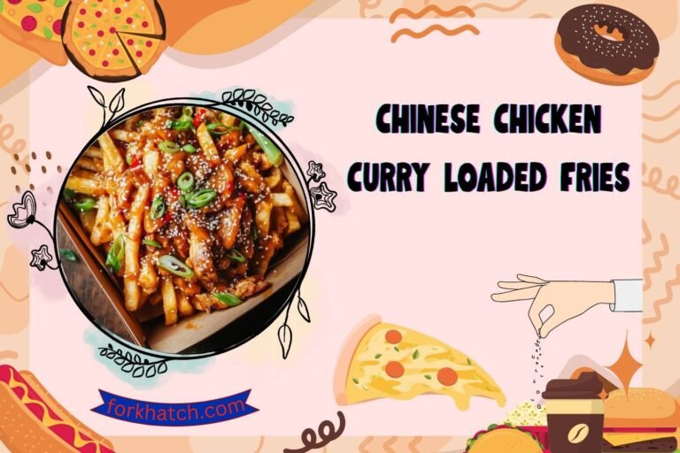 chinese chicken curry loaded fries