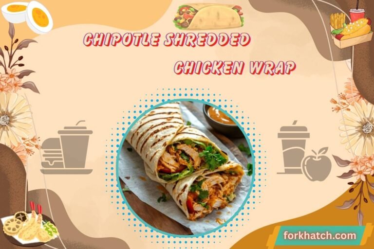 chipotle shredded chicken wrap