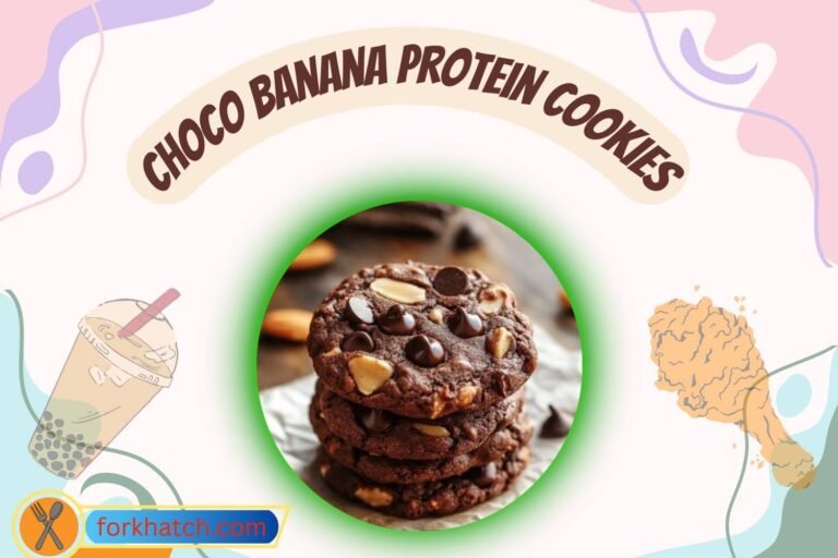 choco banana protein cookies