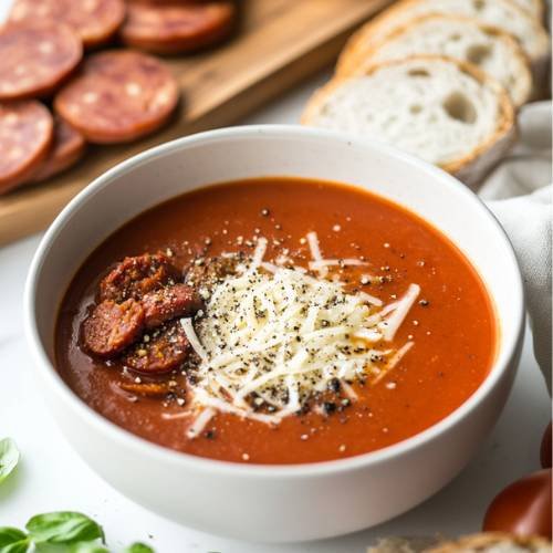 Chorizo and Tomato Soup: A Hearty, Flavorful Comfort Bowl!