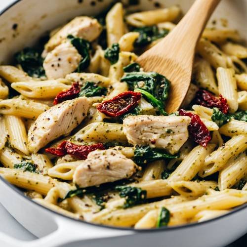 Creamy Pesto Chicken Parm Pasta  A Flavorful Twist on a Classic!