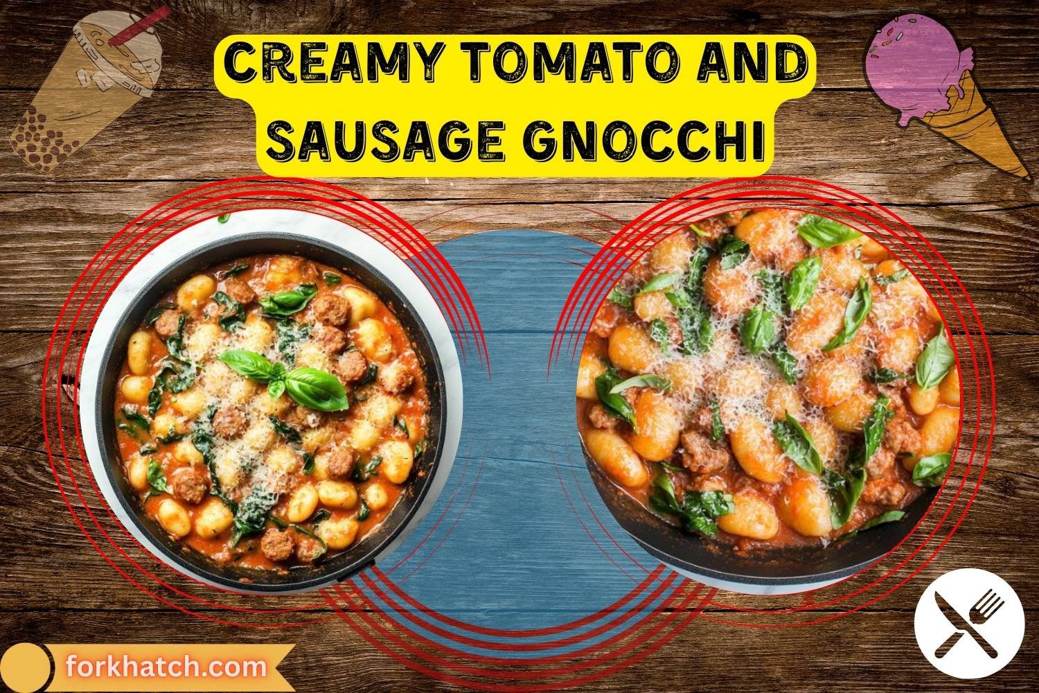 Creamy Tomato and Sausage Gnocchi  A Flavorful Twist on Comfort Food!