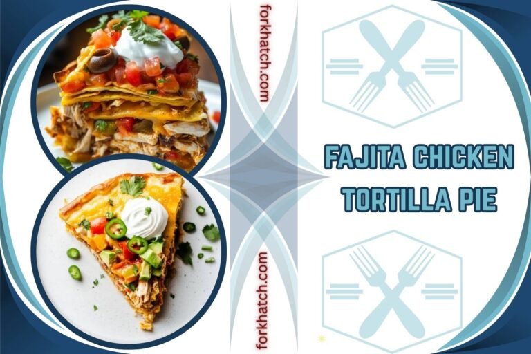 fajita chicken tortilla pie
