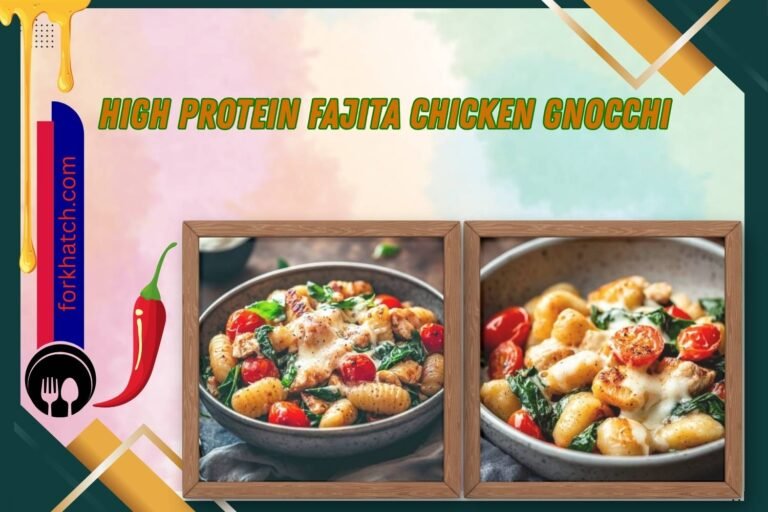 high protein fajita chicken gnocchi