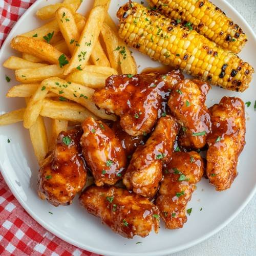 Honey Chipotle Chicken and Chips  A Flavor Explosion in Every Bite!