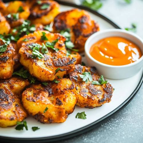 Honey Harissa Smashed Potatoes A Sweet and Spicy Treat!