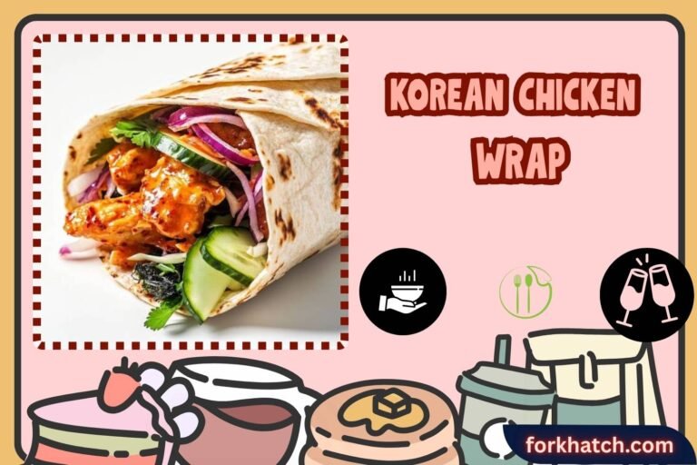 korean chicken wrap