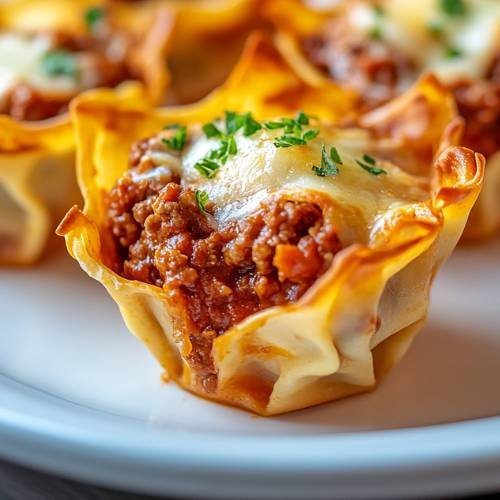 Lasagne Cups Recipe  A Fun Twist on a Classic Dish!