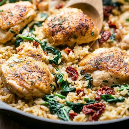 Marry-Me Chicken One-Pot Rice  A Simple Yet Delicious Dinner