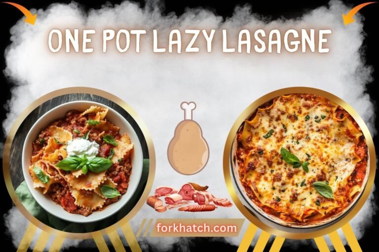 one pot lazy lasagne