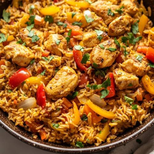 One-Pot Tikka Rice  A Flavorful and Easy Dinner
