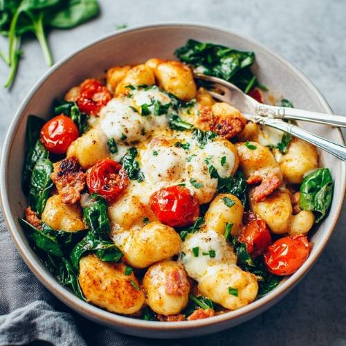 Paprika Chicken and Chorizo Gnocchi  Crispy, Creamy, and Oh-So-Good!