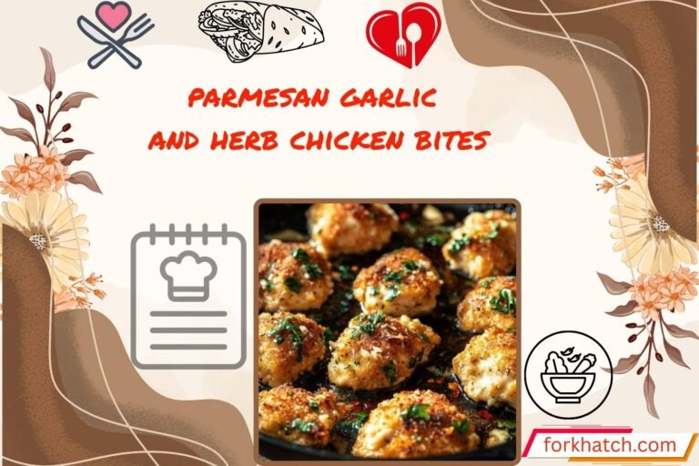 parmesan garlic and herb chicken bites