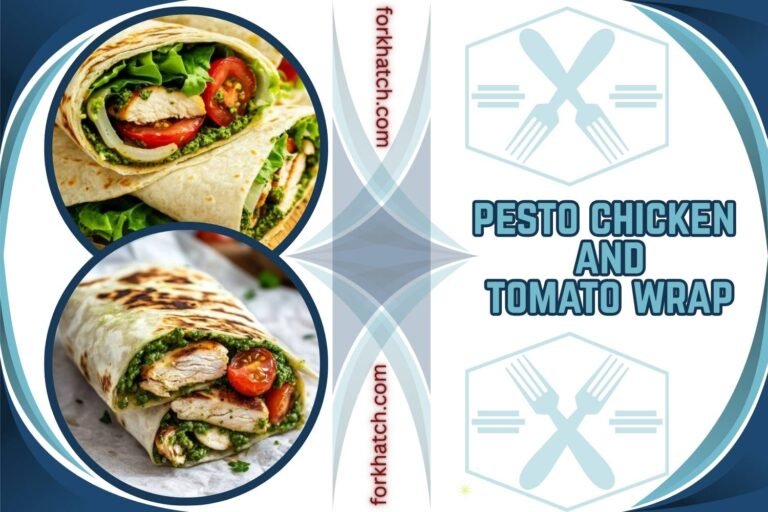 pesto chicken and tomato wrap