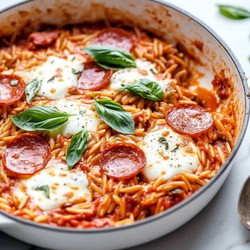 Pizza Orzo  A Delicious Twist on Pizza!
