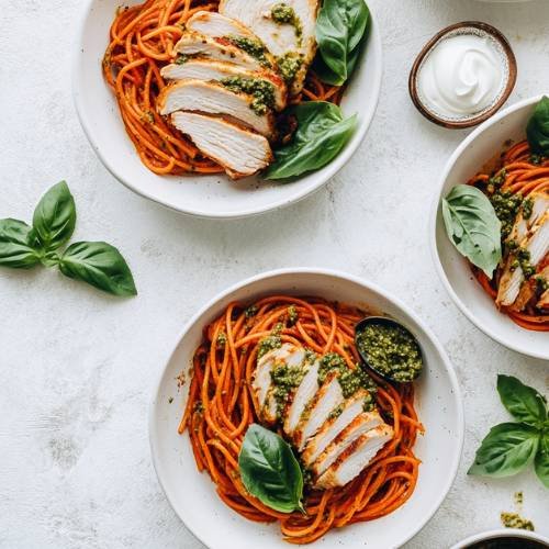 Red Pesto Chicken Pasta: A Creamy, Flavorful Delight!