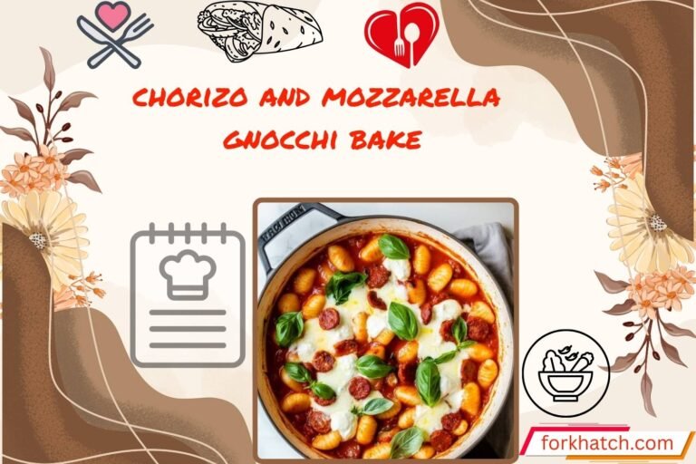 chorizo and mozzarella gnocchi bake