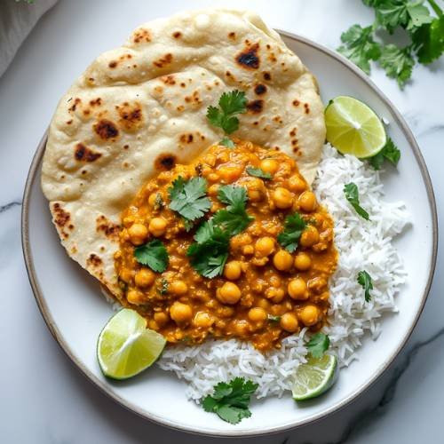 Lentil & Chickpea Dahl with Mini Naan: A Flavour-Packed, Budget-Friendly Meal!