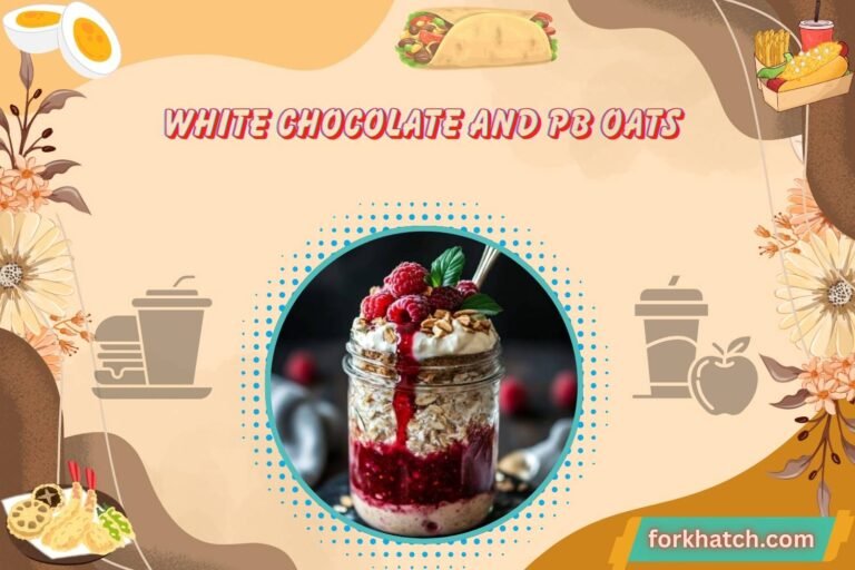 white chocolate and pb oats