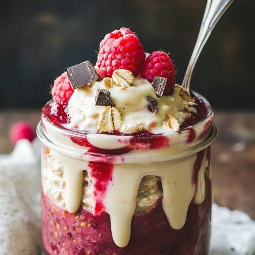 White Chocolate & Peanut Butter Oats: A Dreamy Breakfast Delight!