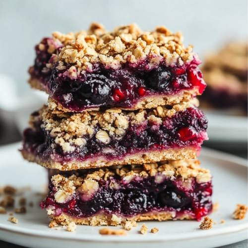 Berry Crumble Bars: A Sweet, Energizing Treat 