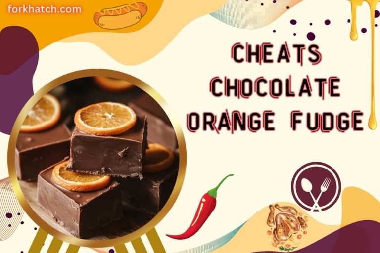 cheats chocolate orange fudge