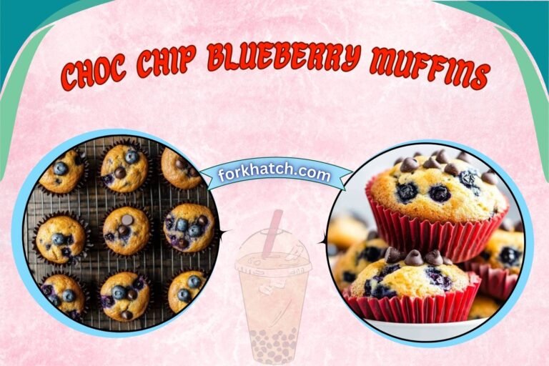 choc chip blueberry muffins