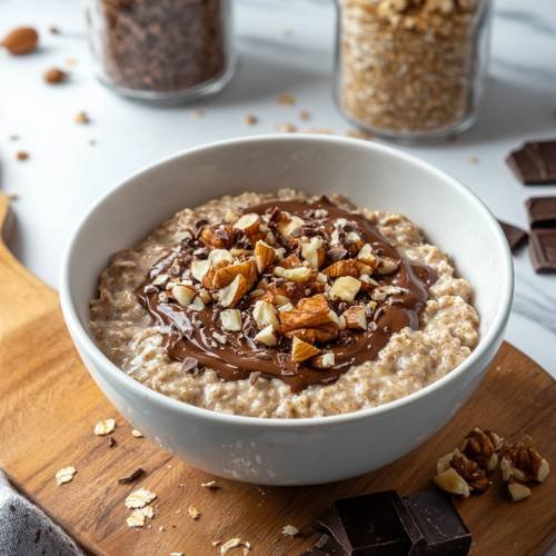 Choc-Nutty Oats  The Ultimate Chocolatey Breakfast Bowl! 