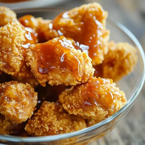 Honey BBQ Crispy Chicken Bites: A Sweet and Crunchy Delight!