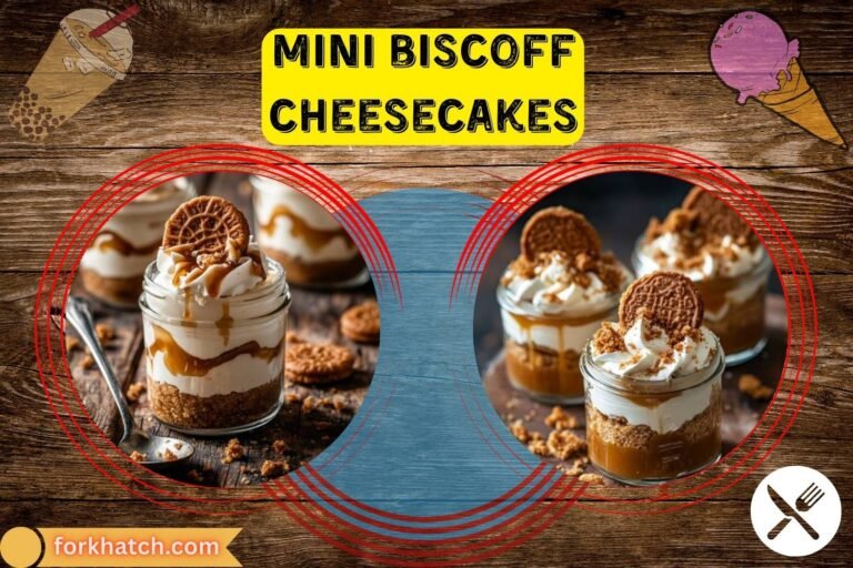 mini biscoff cheesecakes