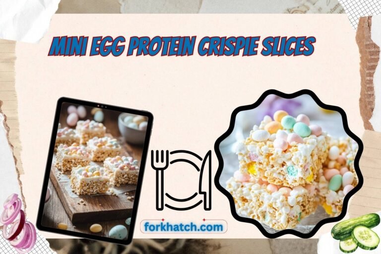 mini egg protein crispie slices