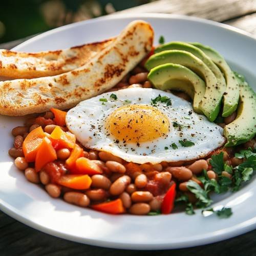 Saturday Brunch  Chorizo + Baked Bean Shakshuka 