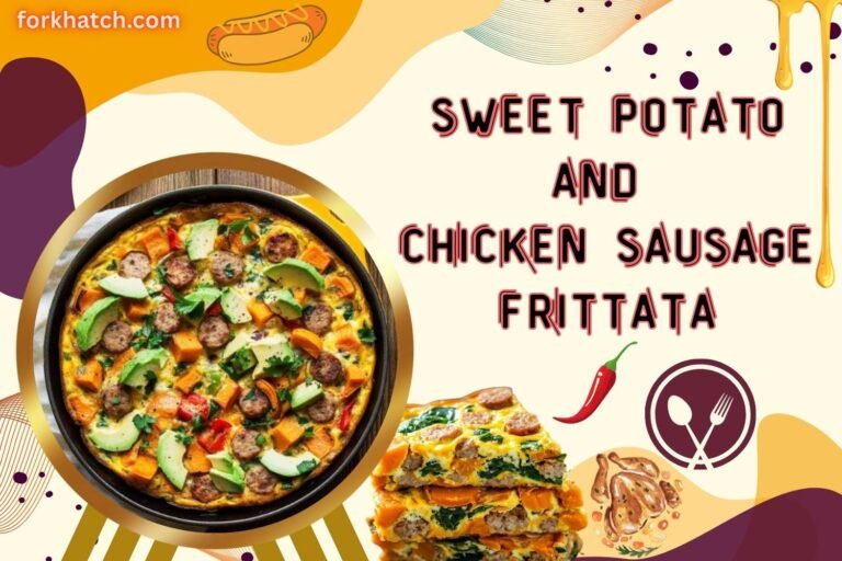 sweet potato and chicken sausage frittata