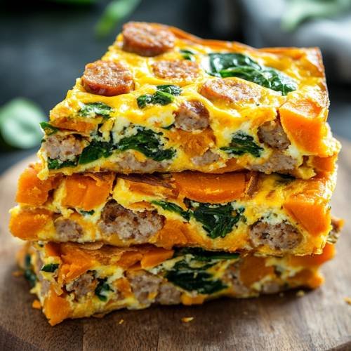 Sweet Potato and Chicken Sausage Frittata: A Quick and Tasty Breakfast Win! 