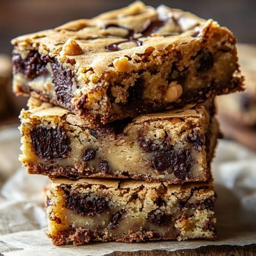 VANILLA CHICKPEA BLONDIES