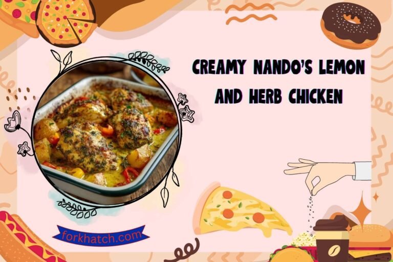 creamy nando’s lemon and herb chicken