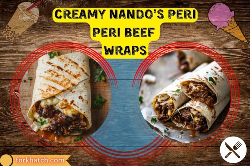 Creamy Nando’s Peri Peri Beef Wraps 