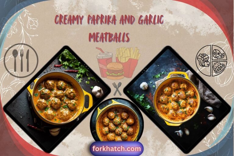 creamy paprika and garlic meatballs