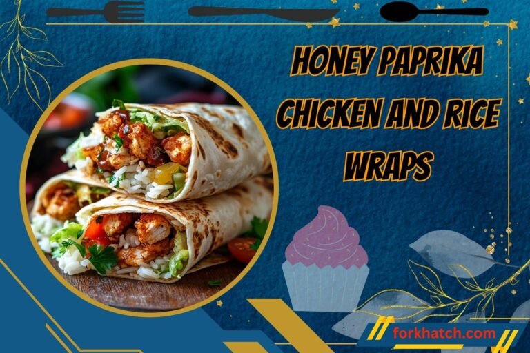 honey paprika chicken and rice wraps